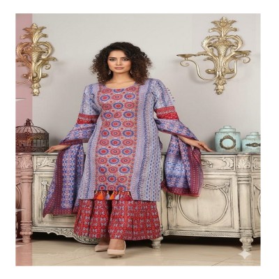 Embroidery Three Piece-1