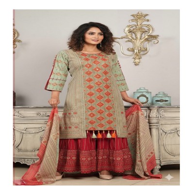 Embroidery Three Piece-2