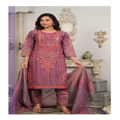 Embroidery Three Piece-5