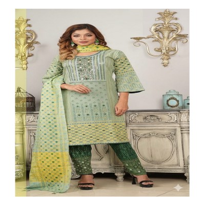 Embroidery Three Piece-7