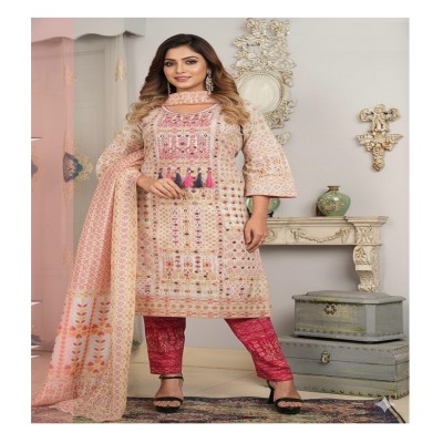 Embroidery Three Piece-9