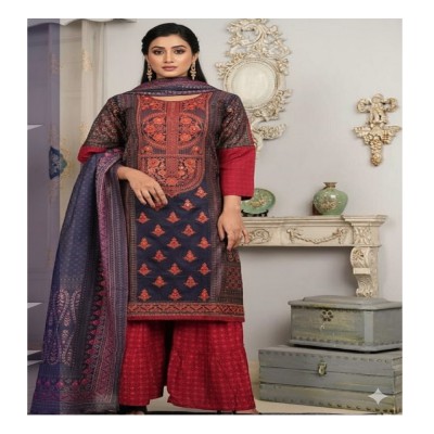 Embroidery Three Piece-3