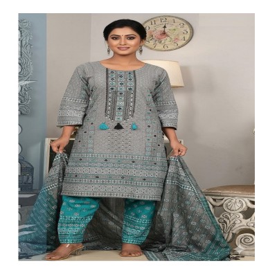 Embroidery Three Piece-10