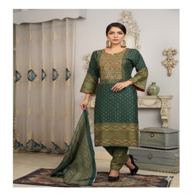 Embroidery Three Piece-6