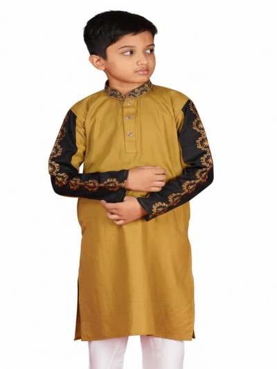 Kids Sleeve Contrast Panjabi -4